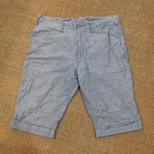 BEN DAVIS knee-length shorts Blue cotton size 32