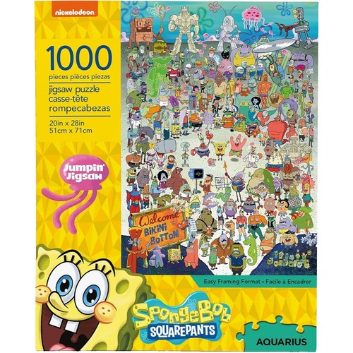 SpongeBob SquarePants Imagination 500 Piece Puzzle - Officially Licensed 14x19 Inch Jigsaw Puzzle