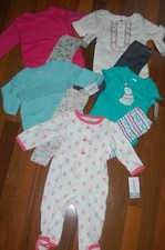 NWT Girls 3m 3 MONTHS CARTER'S Fall Winter 9 Piece Lot