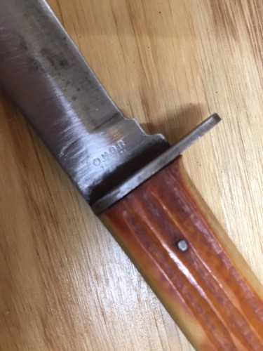 Eagle Pommel OMOR Fixed blade Hunting Knife Made In Japan - Picture 5 of 6