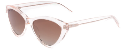 SITO SHADE SEDUCTION Polarize Sunglass Clear Pink Crystal/Rosewood Gradient 57mm
