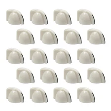 FLEOR 20pcs White Mini Chicken Head Knobs Guitar Amp Amplifier Effect Pedal Knob