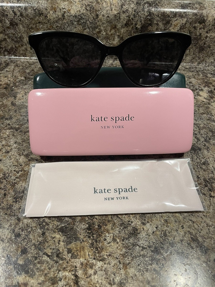 Kate Spade Cayenne Black Grey Tortoise with Polarized Grey  display picture 1