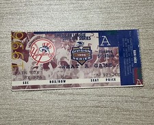 New York Yankees 1996 ALDS Game 1 Derek Jeter Playoff Debut Ticket Stub