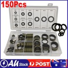 <!--F#f_0-->150Pcs Automotive Dowty Bonded Seal Washer Assortment O-Ring Kit with Box<!--F/-->