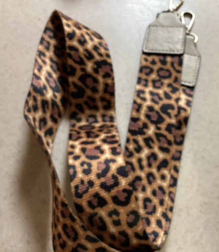 Wide Shoulder Strap Adjustable Replacement For Bags, Purses, Guitars, Leopard - Picture 4 of 4