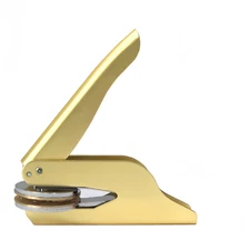 Custom Logo Embosser Stamp Steel Embosser Stamp Perfect for Weddings Libraries