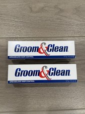 Groom  Clean Greaseless Hair Control Gel 4.5 oz each EXP 12/2026, 2-Pack