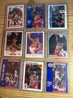 Michael Jordan 9-Card Vintage Basketball Trading Card Lot