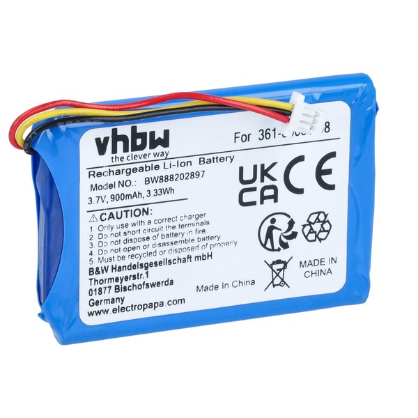 Akku FüR Garmin Camper 770 LMT-D Navigation 900Mah-image