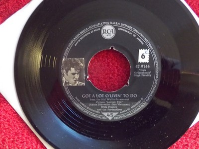 Elvis Presley - Got a lot o´livin´ to do / Party    German RCA 45