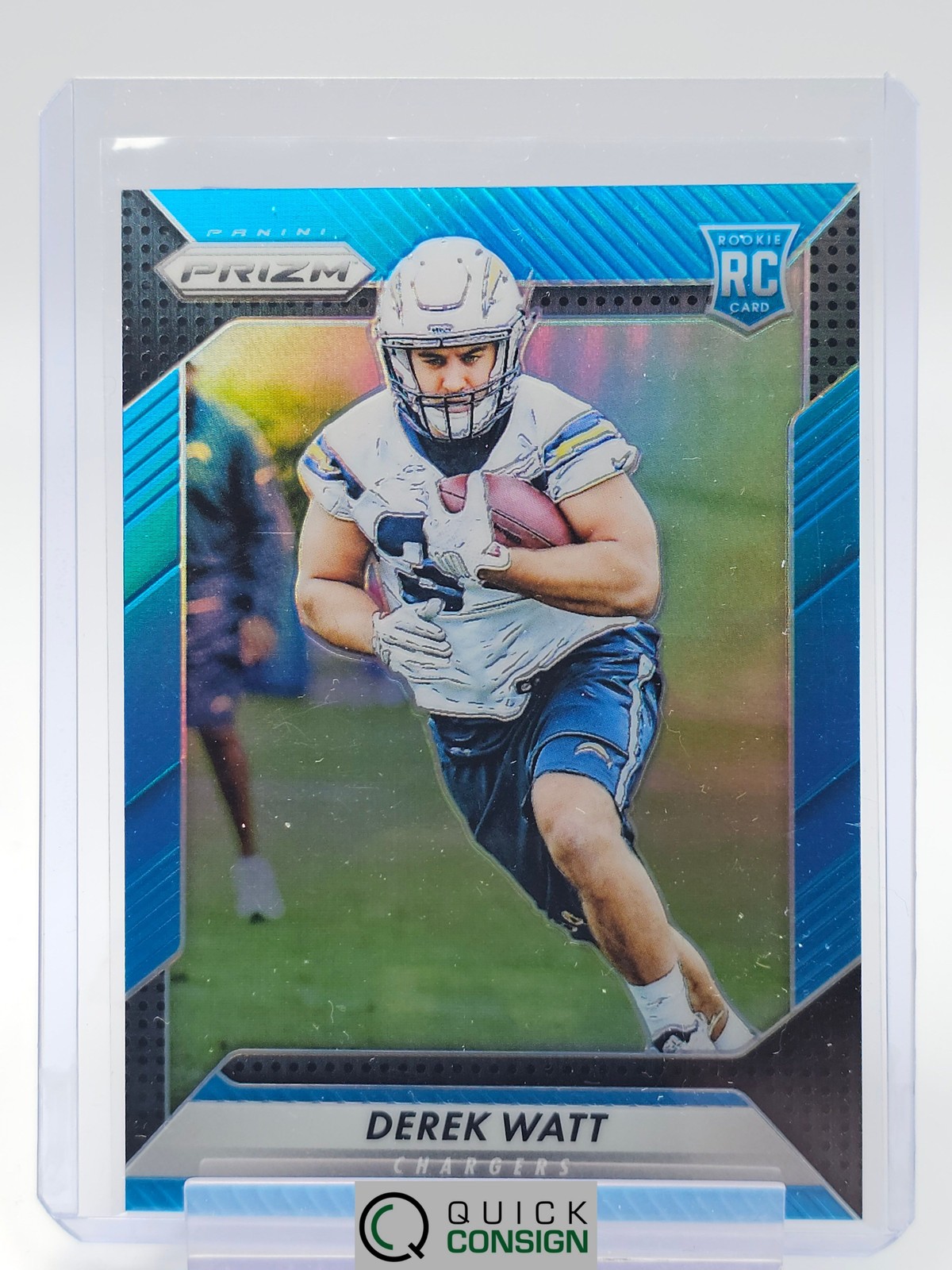 Derek Watt Panini Prizm #209 Light Blue