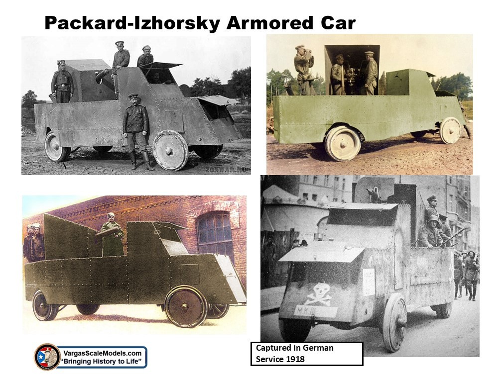 1/35 Russian Packard-Izhorsky Armored Car Russia 1915 CSM SS