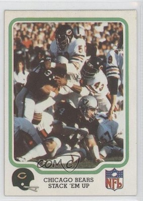 1979 Fleer NFL Team Action Chicago Bears Stack 'Em Up #8 1s7