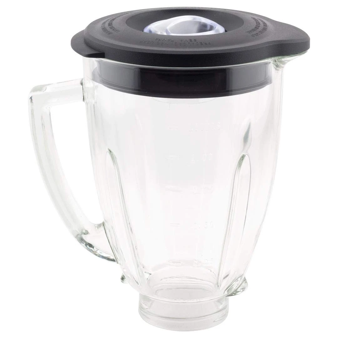 6-Cup Glass Jar Replacement Part 124461, Includes Lid, Compatible with Oster ...