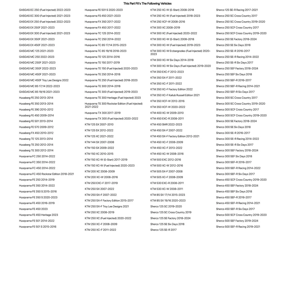 Guía de cadena Tusk negra para Husaberg FE 250 2013-2014 Foto 2 de 4