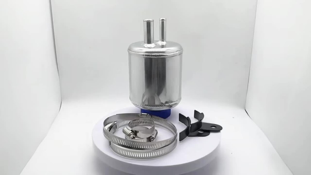 Universal Racing Power Steering Tank Pump Breather Tank Fluid