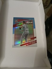 2021 Panini Donruss Optic - Zac Gallen #149 Carolina Blue and White Prizm