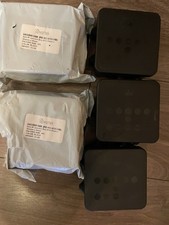 5x Vartek Black Plastic Junction Boxes IP55 85mm x 85mm x 50mm IBP002 858550B