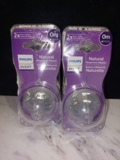 Philips Avent 0 Month Natural Response Nipples 2 Double Packs 8 Nipples Total