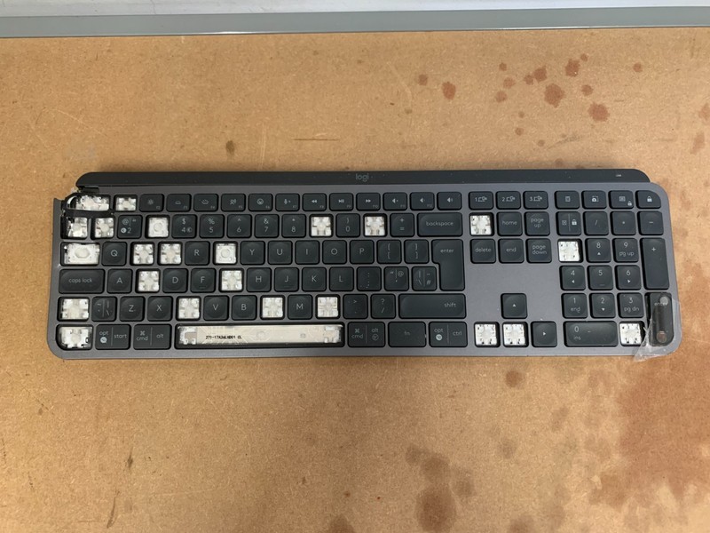 Logitech MX Keys - Replacement Keycaps with Clip/Hinge - UK Layout