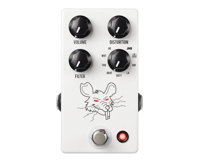 JHS PackRat White 9-Way Distortion Pedal - Open Box