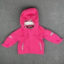 Polarn o Pyret Pink Girls Boys Unisex Winter Jacket Hood 1.5-2 years 92 cm
