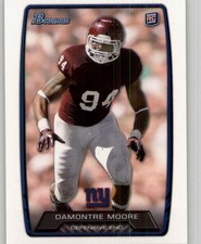 2013 Bowman Damontre Moore Rookie #174 RC New York Giants
