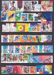 Australia collection of over 50 good used 2000 stamps
