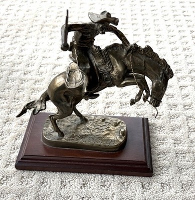 Frederick Remington The Bronco Buster Statue. Bronze. | eBay