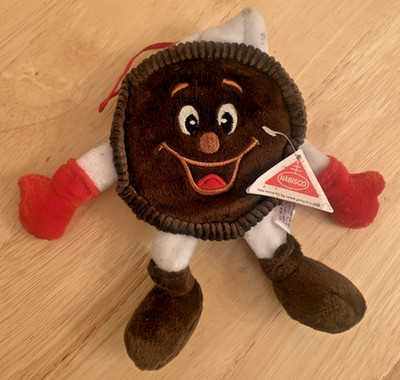 Collectible OREO NABISCO COOKIE Bakery Advertising PLUSH Stuffed Toy ORNAMENT