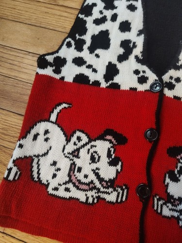 Disney 101 Dalmatians Youth No Tag Sweater Vest USA - Picture 2 of 10
