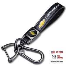 Genuine Leather Car Keychain Keyring Accessories - Compatible with vxblack-09