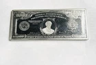 10,000 Dollar Bill 1 Troy LB .999 Silver Note Highland Mint 12oz     IN CAPSULE