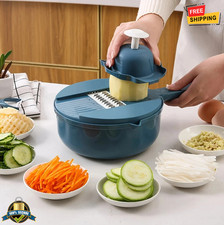 9-in-1 Vegetable Cutter Multi-Functional Slicer Grater Kitchen Tool NEW