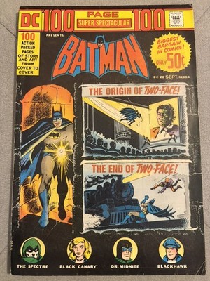 Batman 100-Page Super Spectacular #DC-20 (DC Comics September 1973) - VG