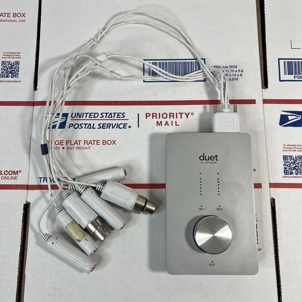 Duet by Apogee Firewire Audio Interface w/ Cables - SAME DAY SHIP - WARRANTY - Image 2 of 4