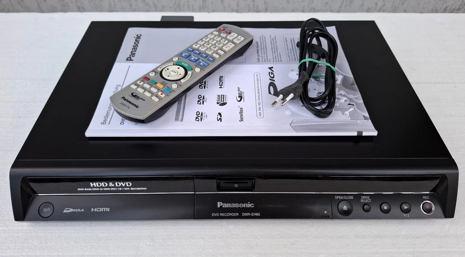 Panasonic DMR-EH65  DVD-Recorder HDD-Recorder 250 GB schwarz