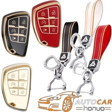 6 Button Smart Key Fob Cover Case For Chevy 2021-2023 Suburban Tahoe Gmc Yukon
