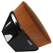 Foundation Makeup Brush Flat Top Kabuki Hexagon Face, Black