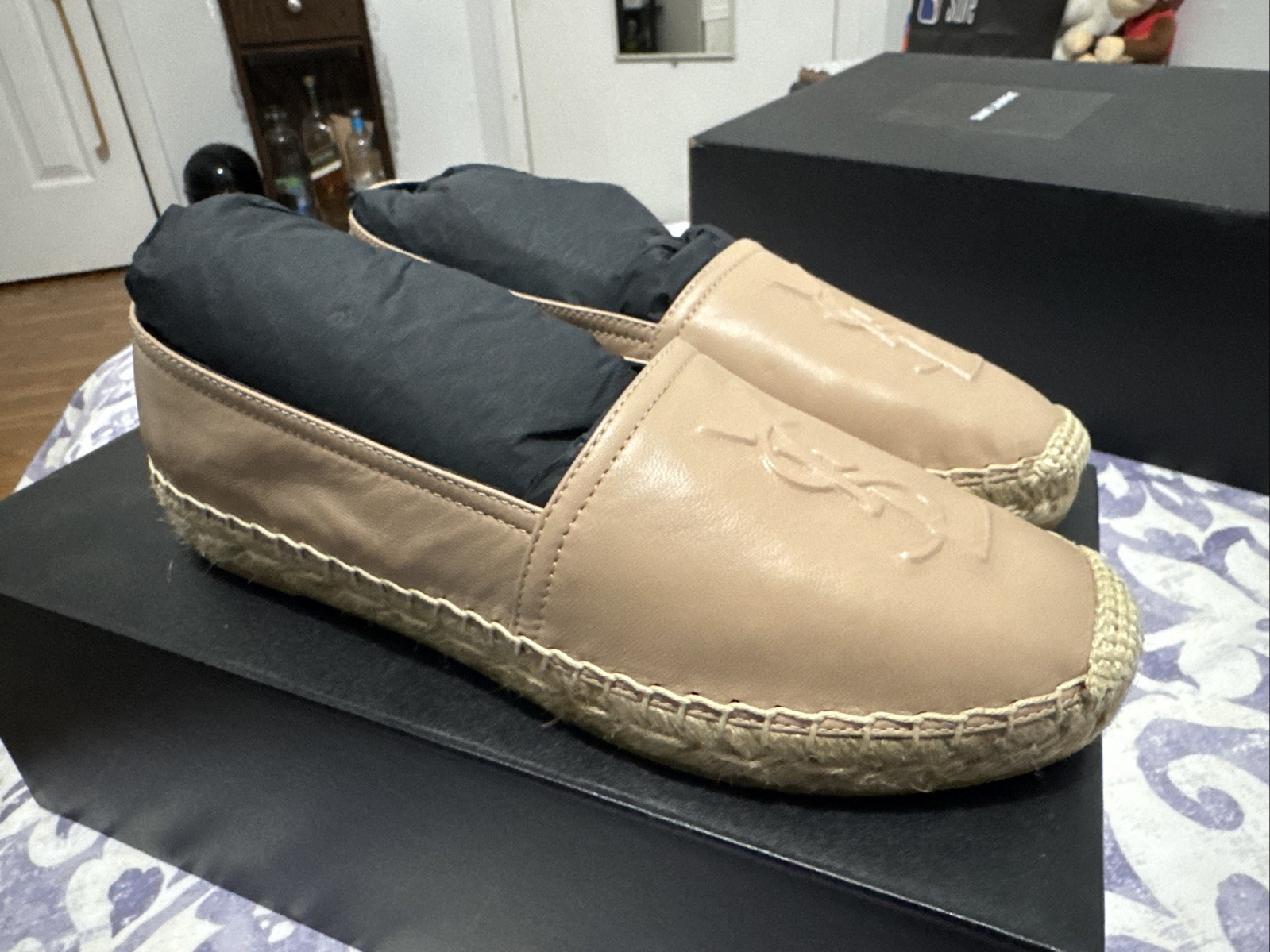 SAINT LAURENT Monogram Espadrille 4585730RR009935 Size EU35.5/5.5US Brand New