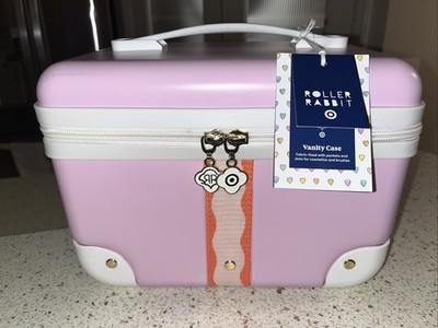 Roller Rabbit x Target Trunk Vanity Case Soft Pink Makeup Bag Travel Case BNWT