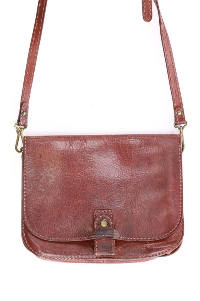 ✅ Sac vintage en cuir marron The Bridge ✅ - Photo 4/4