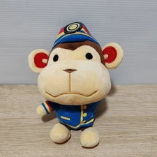 Animal Crossing Porter New Leaf Plush Toy Sanei 2012 Beanbag Nintendo Japan 7"