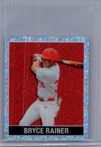 Bryce Rainer 2025 Leaf National NSCC Baseball 1/1 Pre Production Proof ...