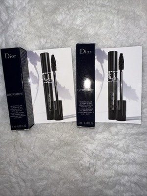 2 x NIB Dior DIORSHOW Mascara Volume 090 Noir Black 4ml / 0.13oz each NIB! NEW!