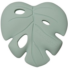 Silicone Teether for Teething Baby Boy and Girl - Monstera Seafoam