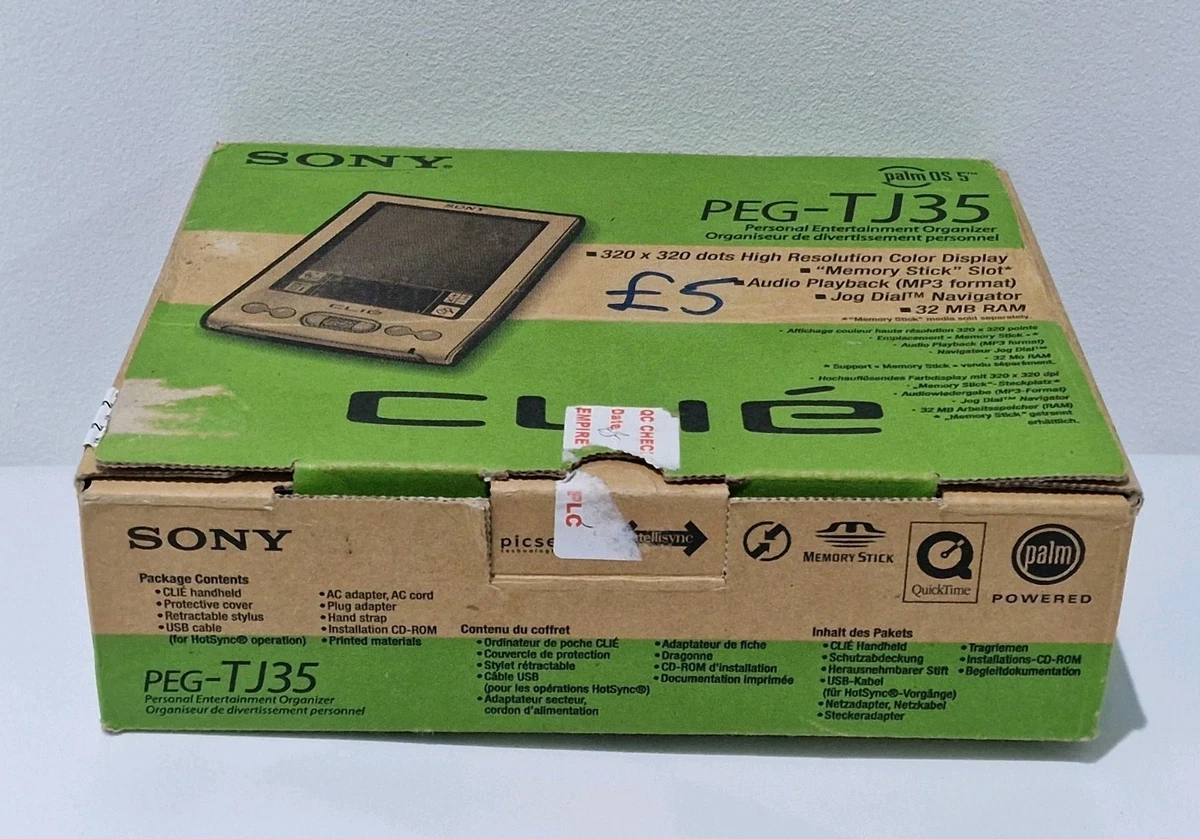Sony Clie Peg Tj25 Pda À VENDRE! - FR