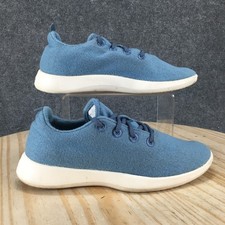 Allbirds Shoes Womens 10 Wool Runner Sneakers Blue Lace Up Low Top Round Toe