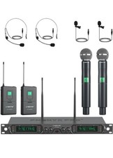 Phenyx Pro Wireless Microphone System, 4-Chan...